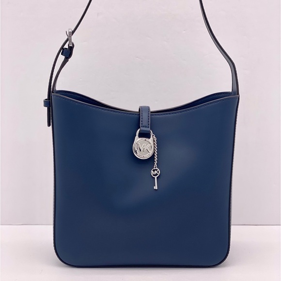 Michael Kors Lyra Small Leather Shoulder Bag - Picture 1 of 8